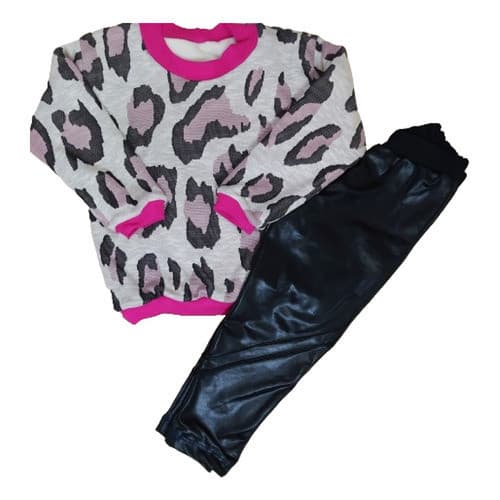 Conjunto Inverno Infantil Menina Tamanho 2 Blusa Forrada
