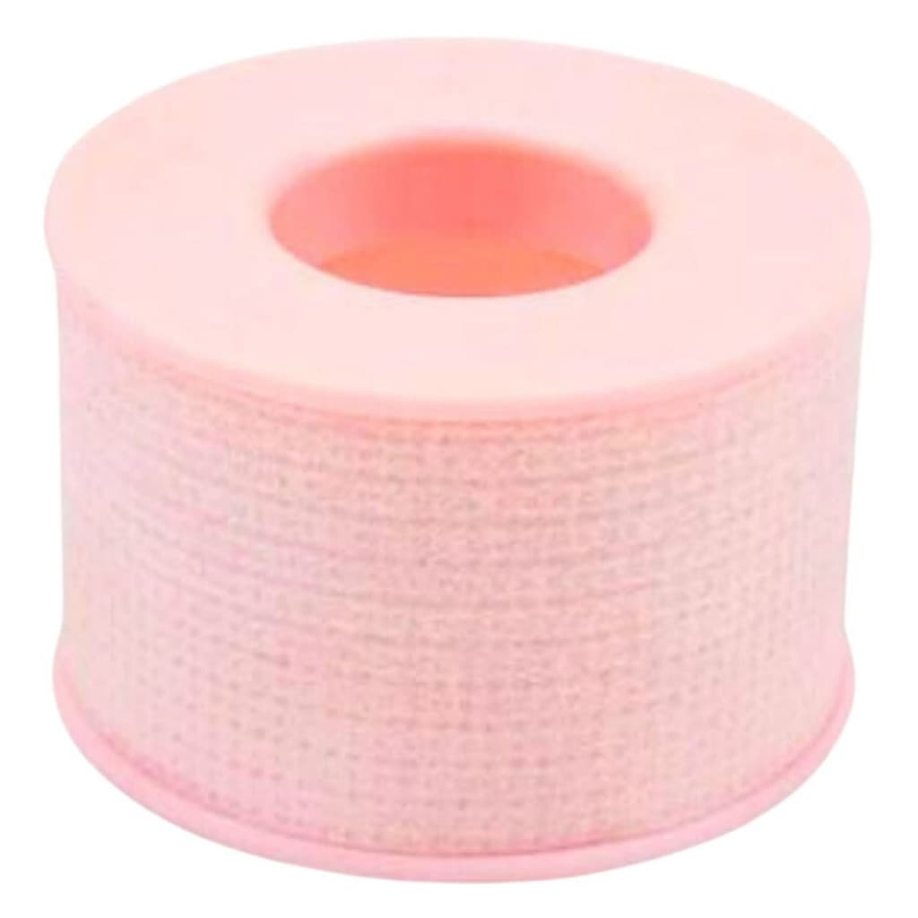 Fita Micropore Rosa Para Extensão De Cílios 2,5 Metros