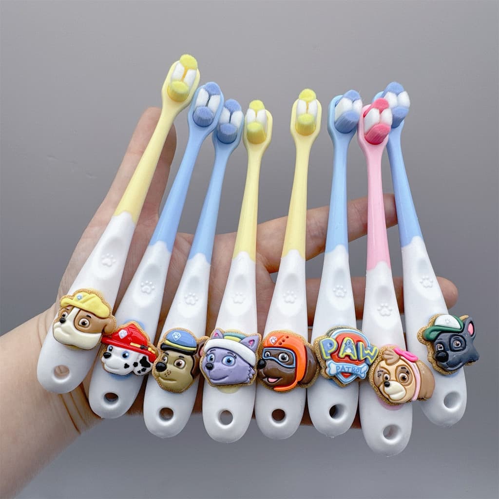 Escova de dente infantil - Paw Patrol Macia-Escova de dente japonesa supermacia infantil