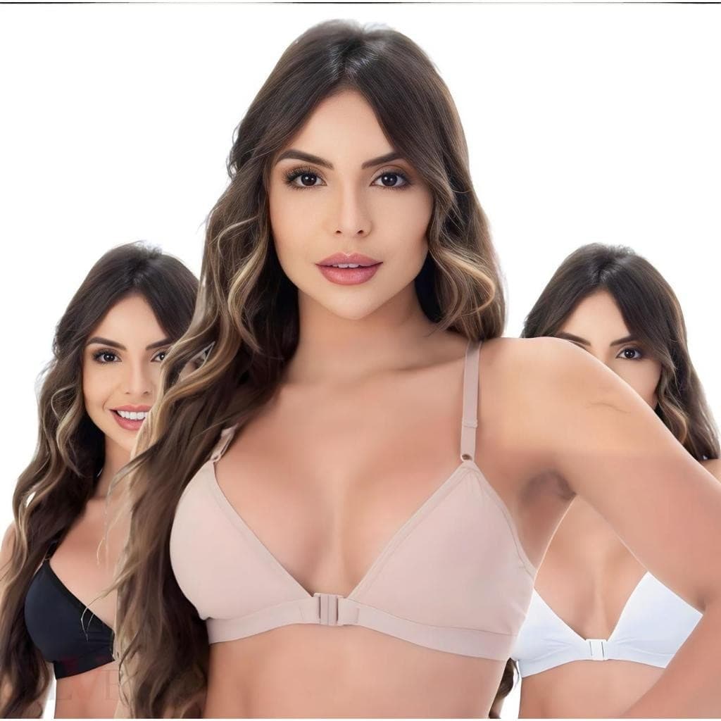 Sutiã sem Bojo reforçado Fecho Frontal Nadador sutia (Soutien Confortavel) promo
