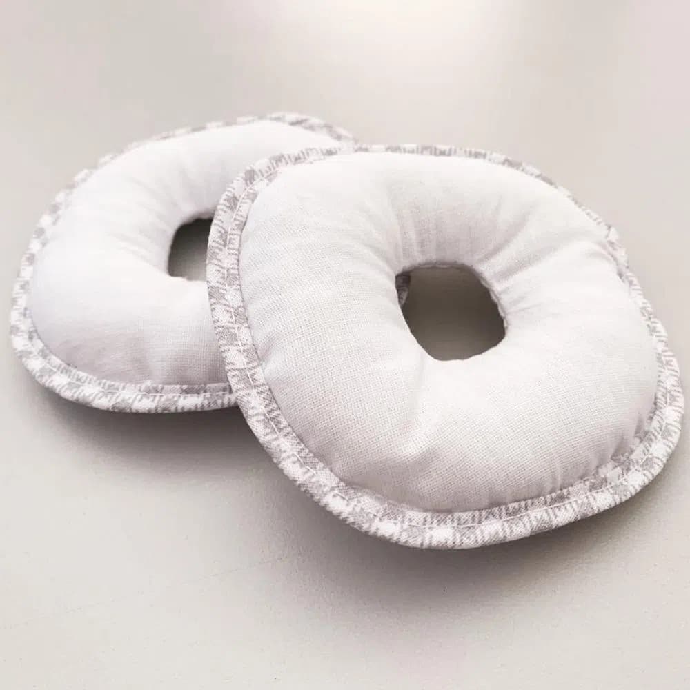 Rosquinhas De Amamentação Protetoras Para Seios 100% Algodão