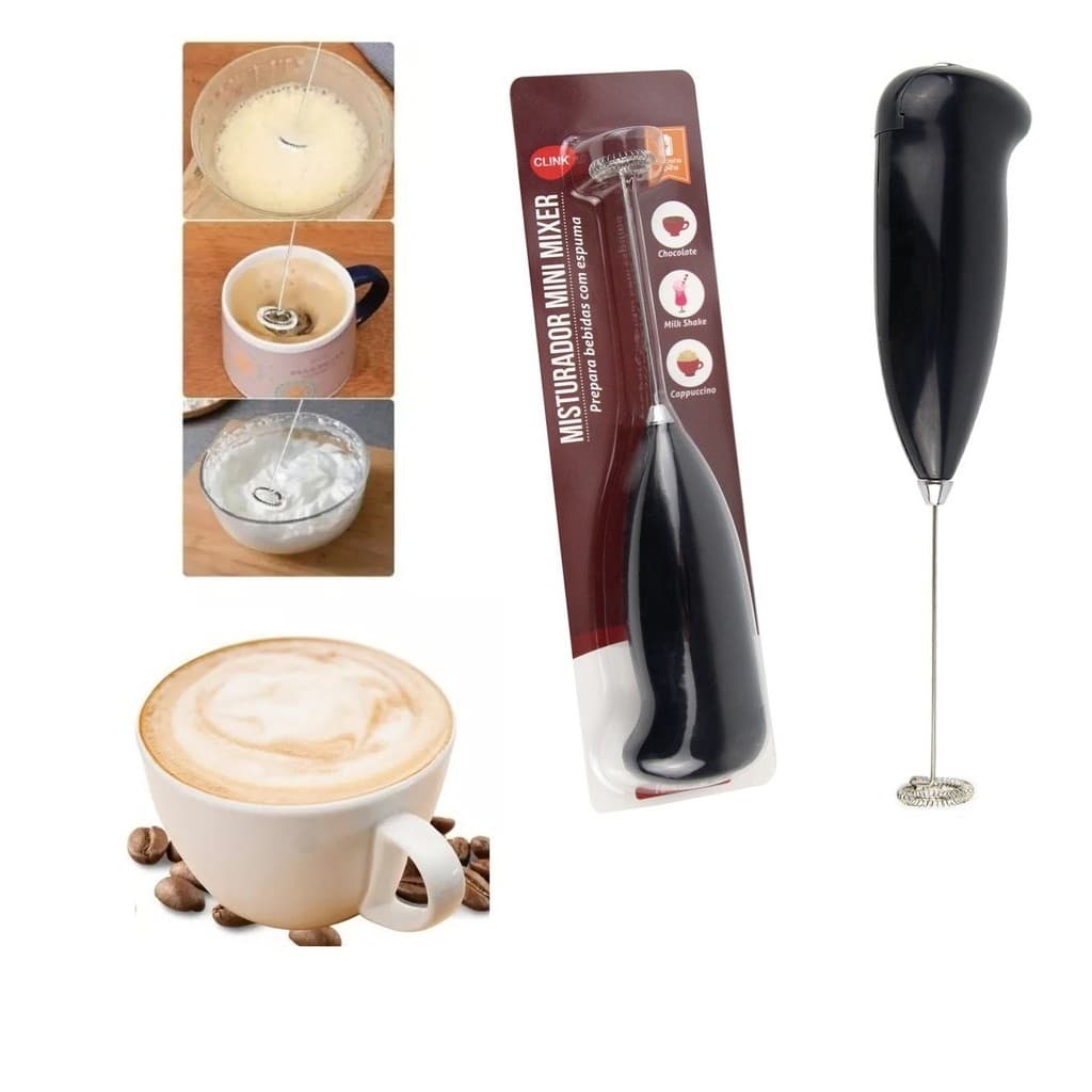 Mini Mixer Misturador Bebida Café Cappuccino Espumadora