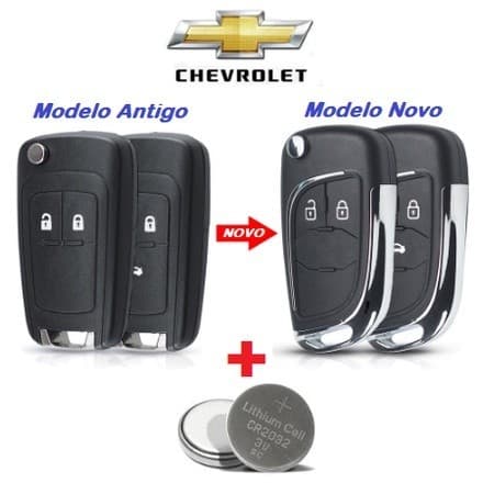 Faca Chave Onix Cruze Cobalto Spin Sonic Prisma Rastreador Chevrolet GM Bateria