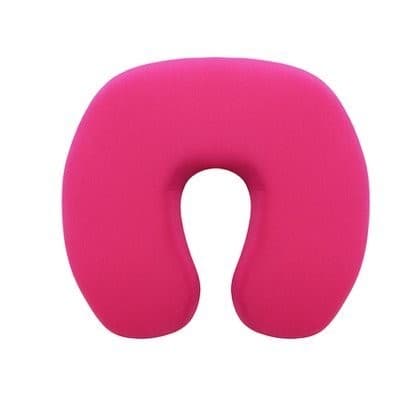 NECK PILLOW MEDIO COR ROSA VISCO ELÁSTICO PERFETTO