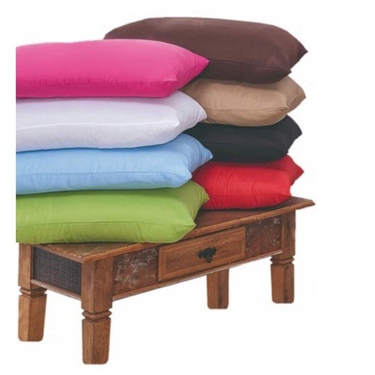 KIT 04 Fronhas Capas Para Travesseiro Malha Gel Com Zíper Varias Cores