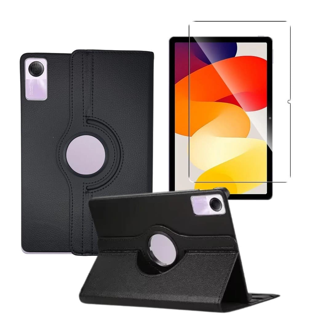 Capa Suporte Giratório Para Tab Redmi Pad Se 11'' + Película