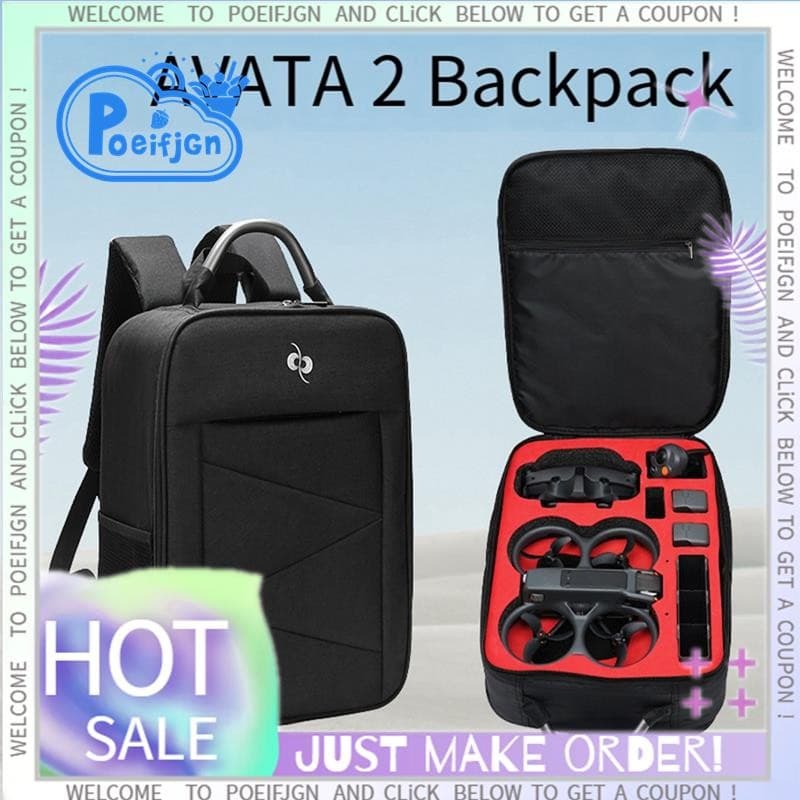 Para DJI Avata 2 Mochila UAV Saco De Armazenamento Caso Controle Remoto