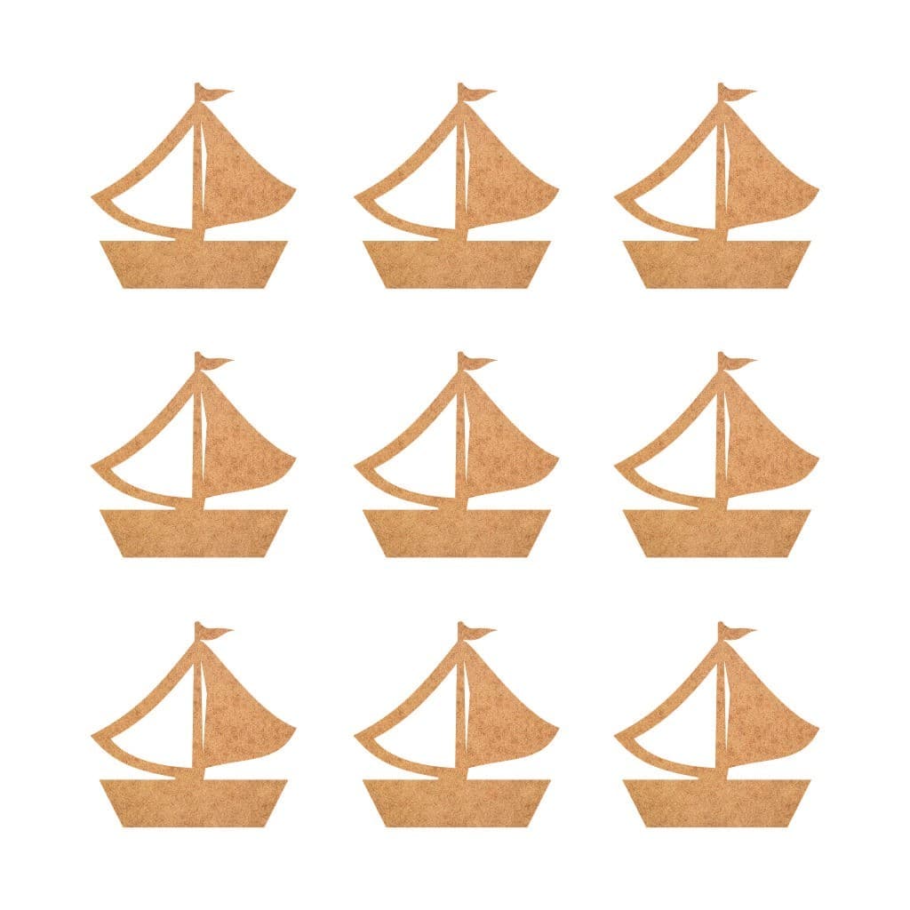 Aplique Barco Enfeite Decorativo Artesanato Cru