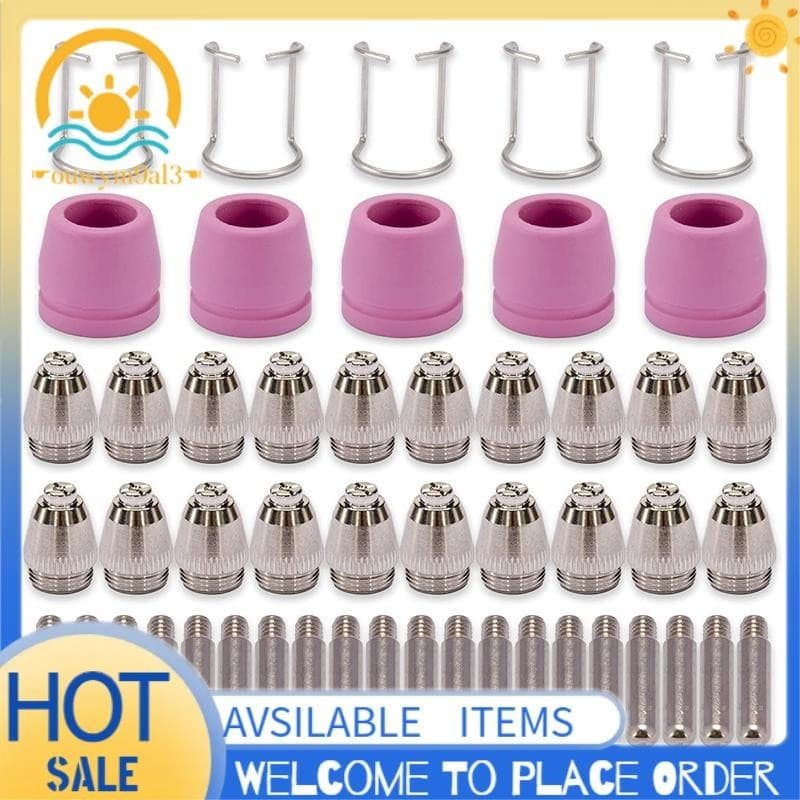 AG60 SG-55 WSD-60 Cortador A Plasma Bicos De Ponta De Tocha De Corte Kit De Consumíveis Acessórios 50PK