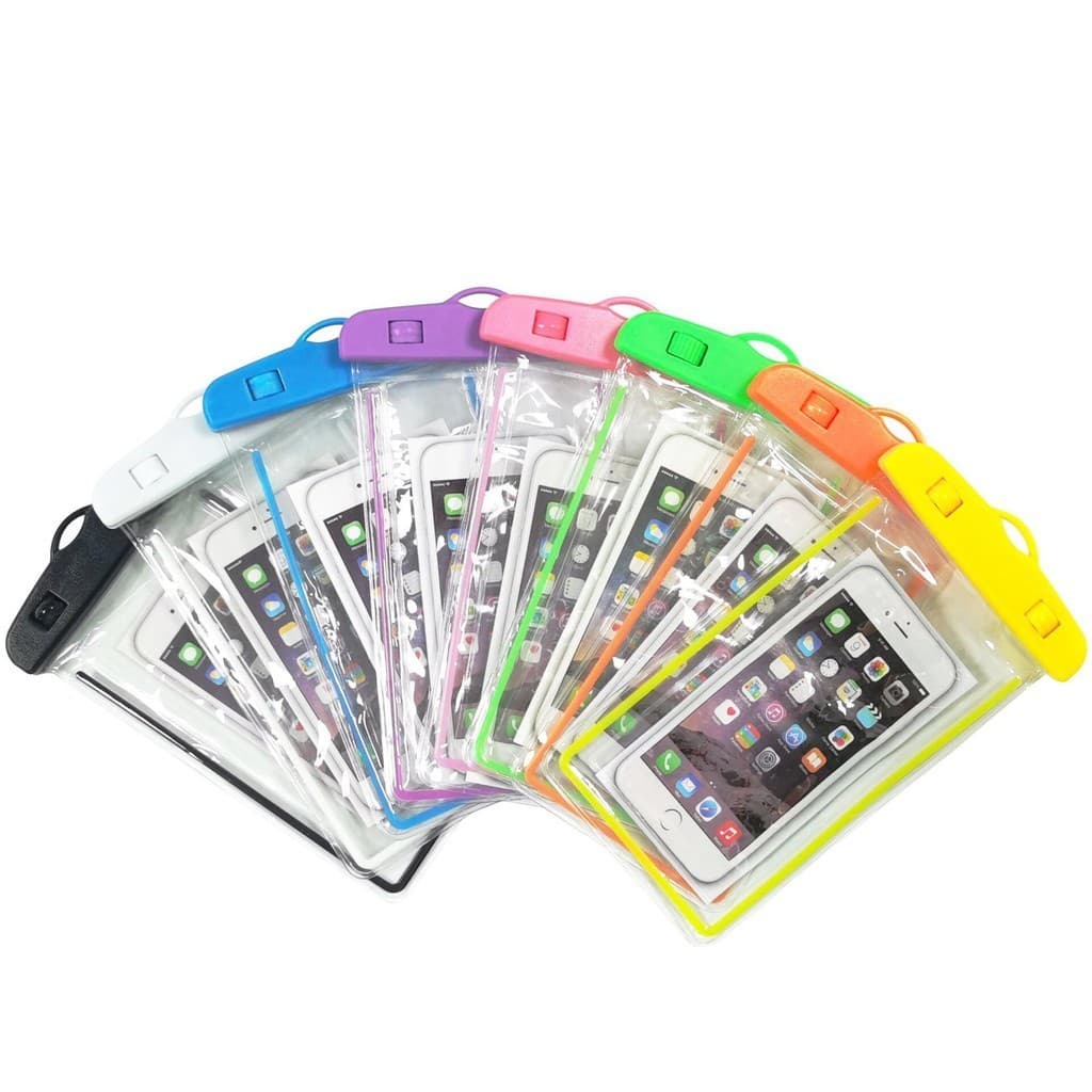 Capa De Celular Prova D´Água Para Natação Viagens Dia Chuvosa E Mergulhos Diversas Cores