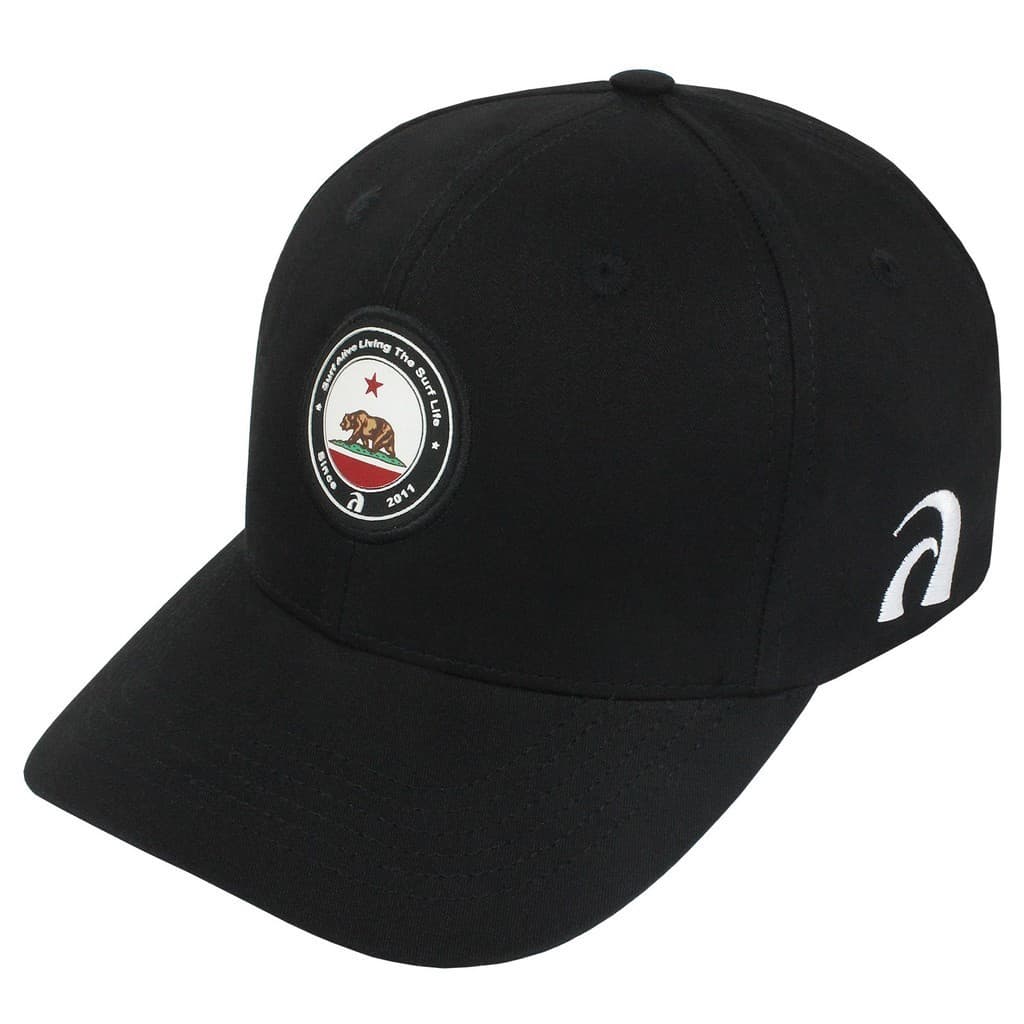 Boné Surf Alive California Republic Preto