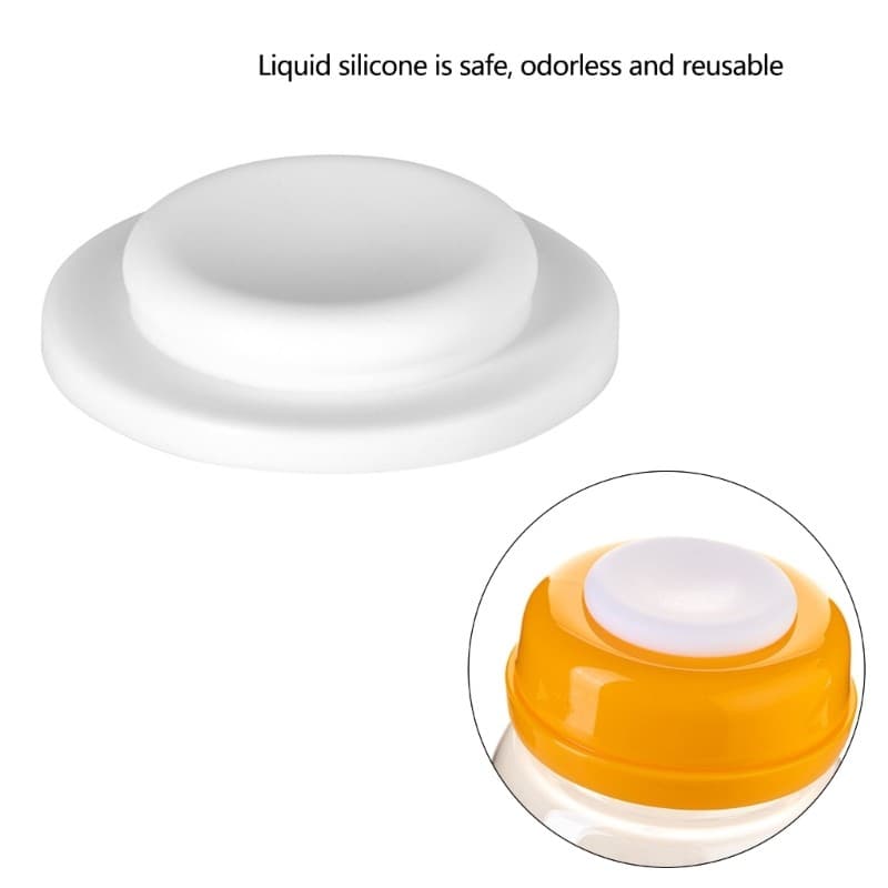Disco Vedação Para Garrafa Leite Bebê, Armazenamento Materno Silicone
