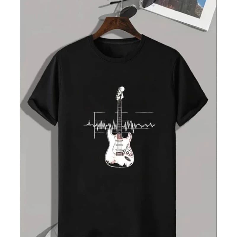 Camisa Camiseta Adulto 100% Algodão Moda Music Guitarra novo