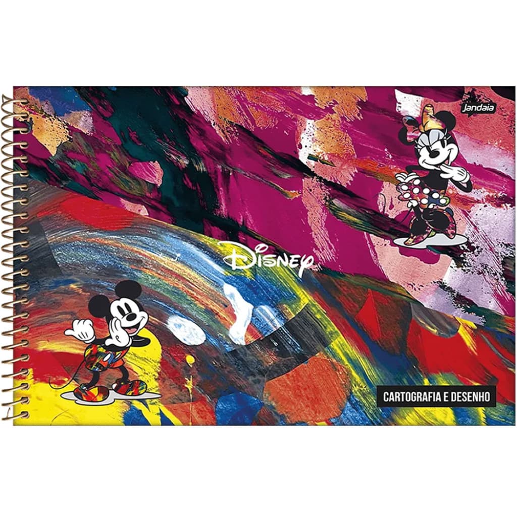 CADERNO ESPIRAL 275X200MM CD CART 80FLS  DISNEY PROJETO DEEI F   77187 25 - UNITÁRIO