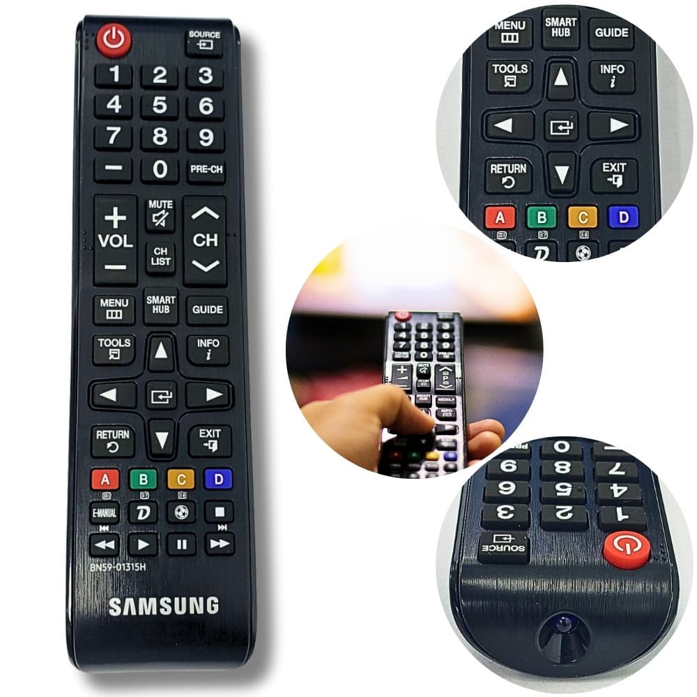 Controle Remoto Smart TV Samsung TM1240 J4300 J5200 J5300