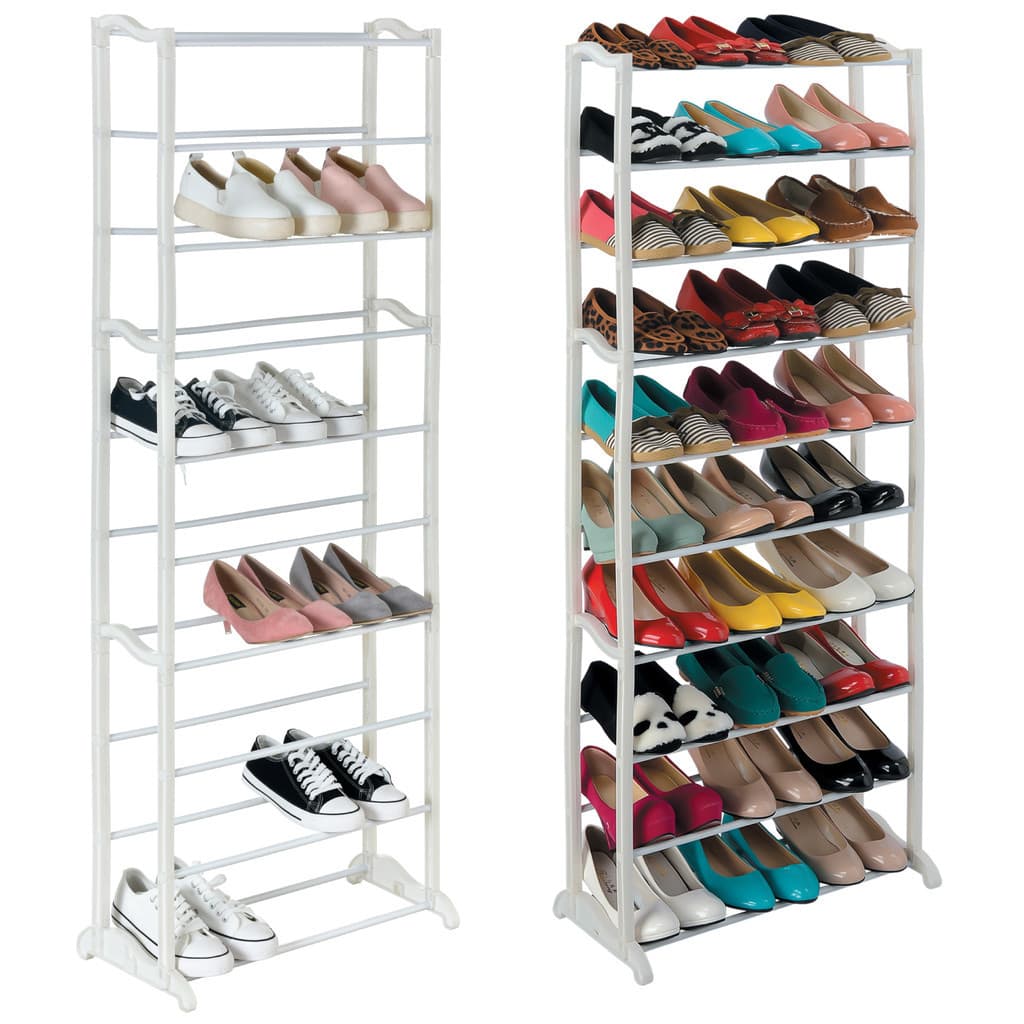 Sapateira Vertical até 30, 21, 10 e 8  Pares Sapatos Prateleira Organizador Portátil