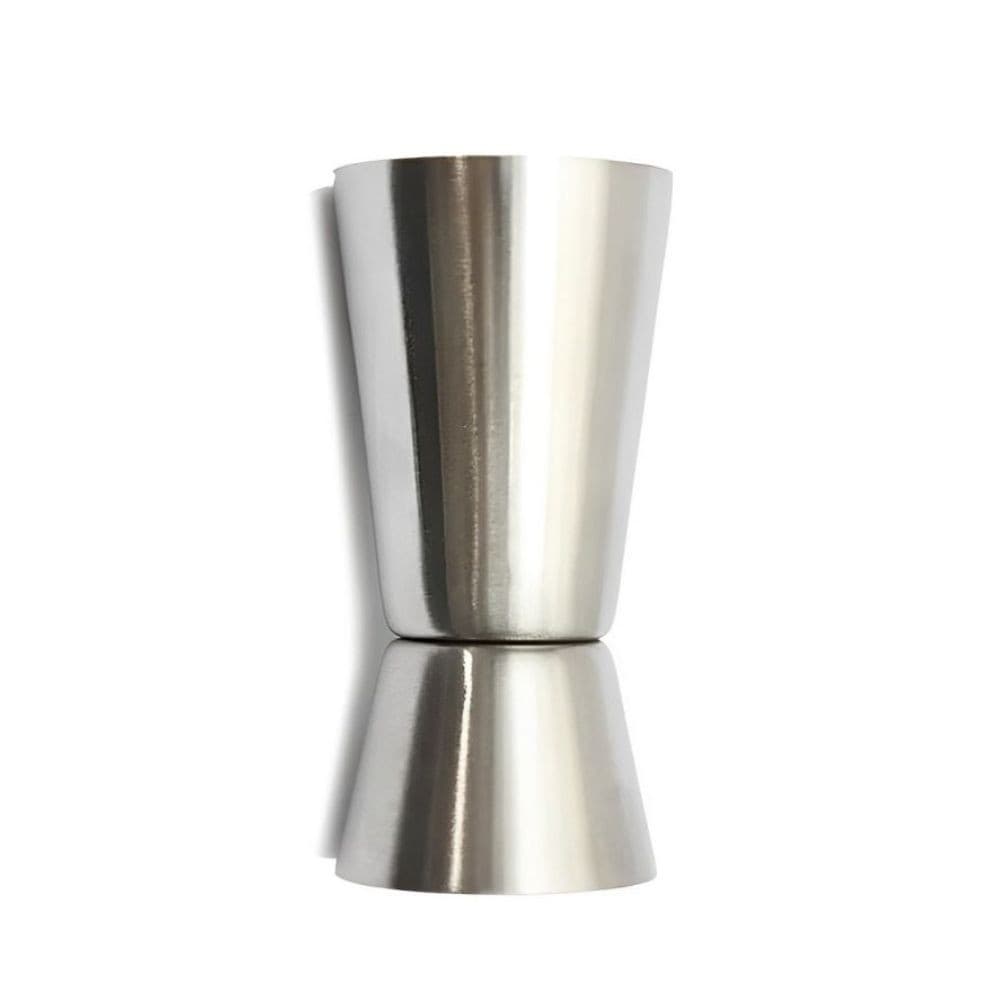 DOSADOR DE BEBIDAS DUPLO 50/25 ML INOX DRINKS BARTENDER PROFISSIONAL COQUETEIS