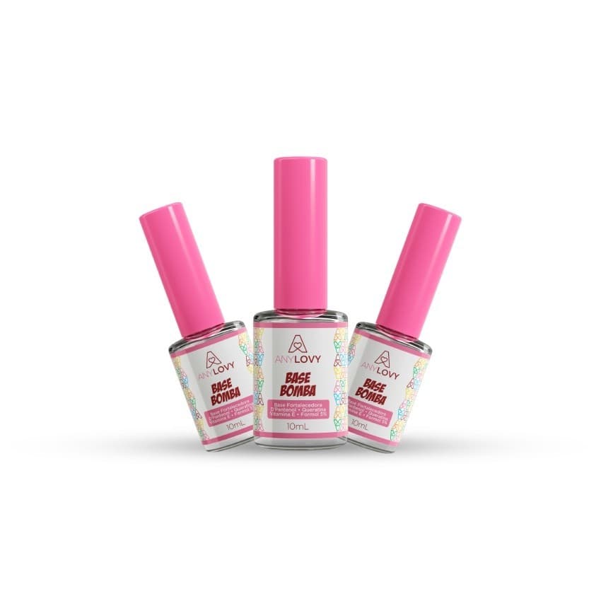 Kit 3 Base 10ml Anylovy Fortalecedor De Unhas