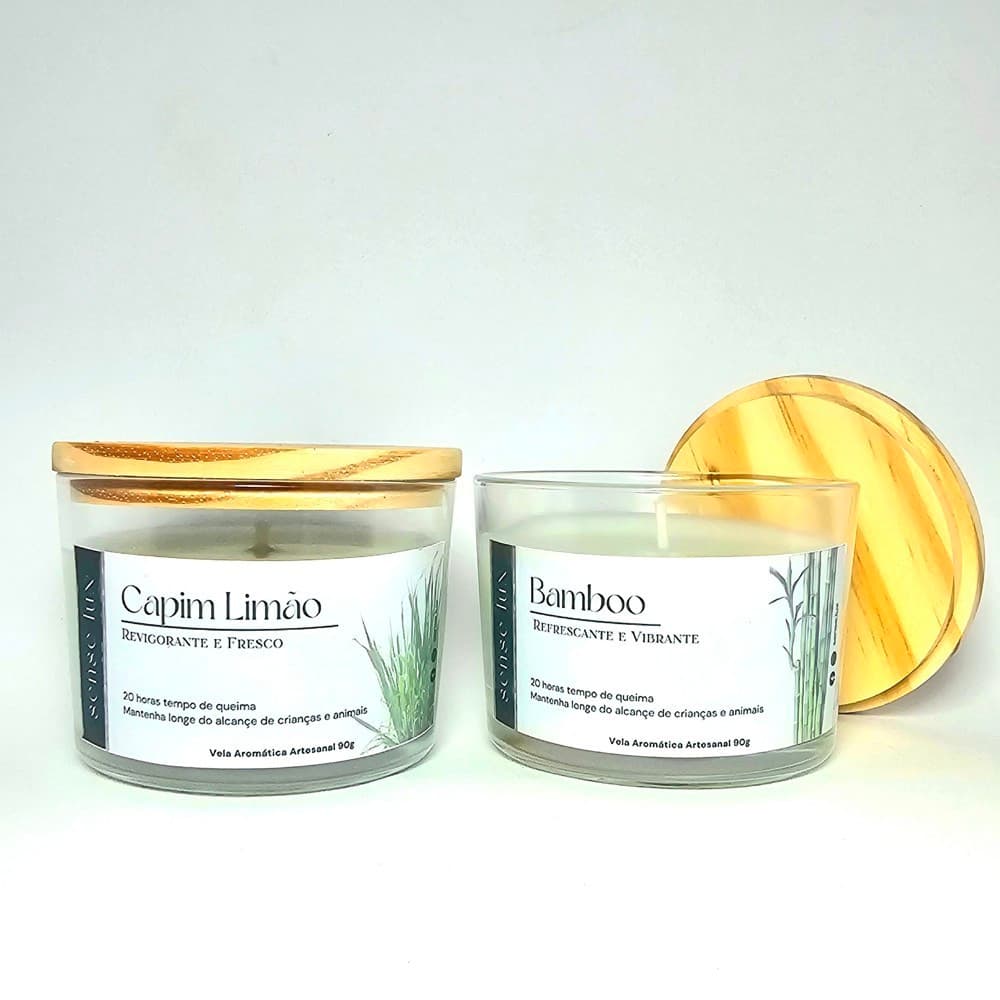 Kit Velas Aromáticas - Diversos Aromas (kit 2 velas ou kit 3 velas ou kit 4velas)