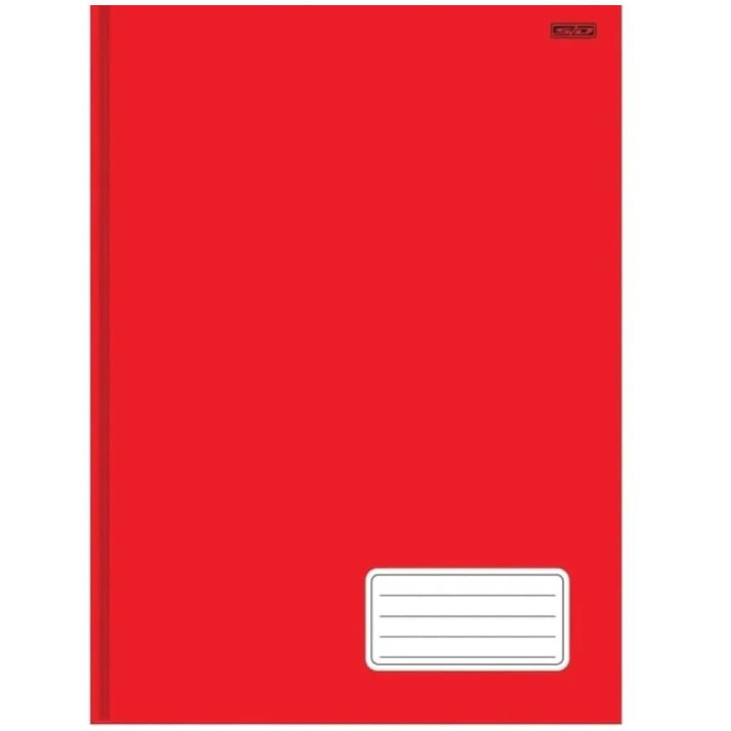 CADERNO BROCHURA 1/1 CD 96F  KBOM VERMELHO  SAO DOMINGOS   10415 - UNITÁRIO