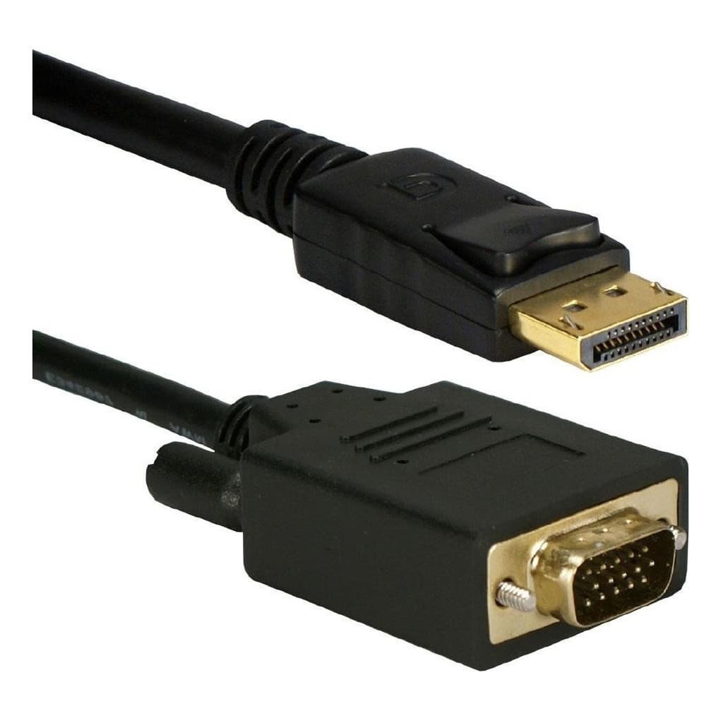 Cabo Adaptador Displayport Macho X Vga Macho 1.8m