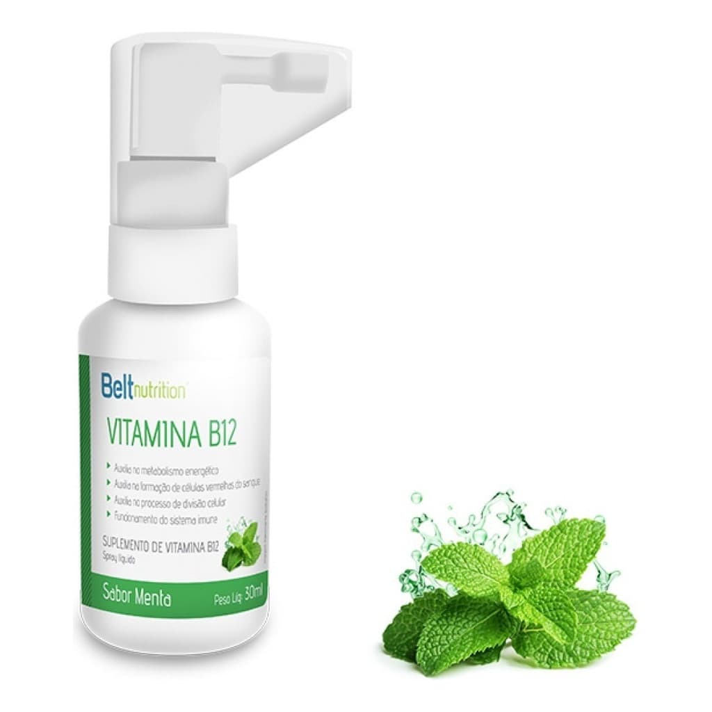 Vitamina B12 - Beltnutrition Spray Liquido Sabor Menta 30ml