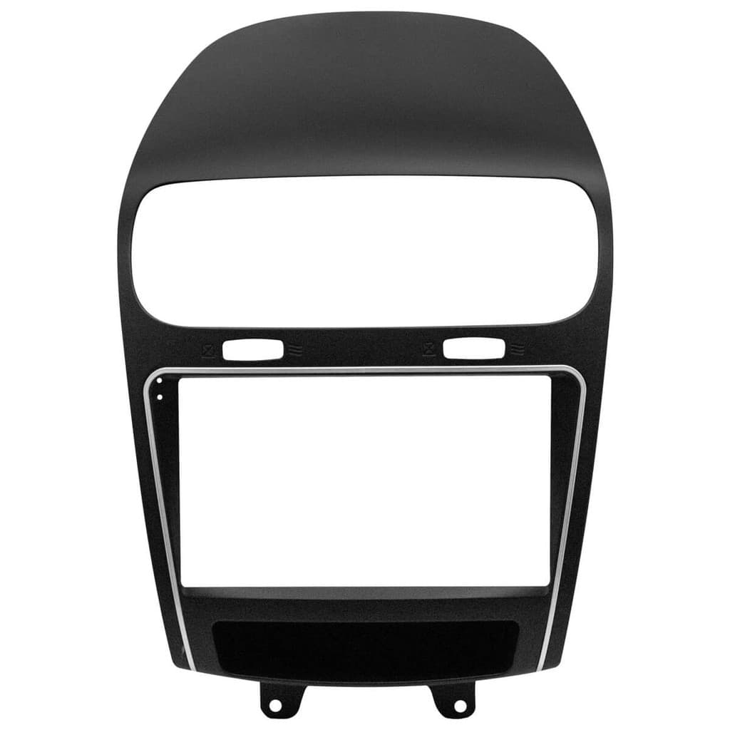 MOLDURA DE 09 POLEGADAS FIAT FREEMONT 2012/16, DODGE JOURNEY 2013/16 PRETO FOSCO