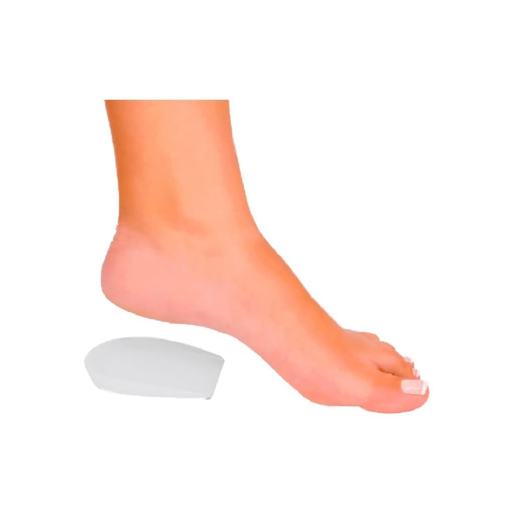 Par de calcanheira premium 100% silicone ortopédica fascite plantar