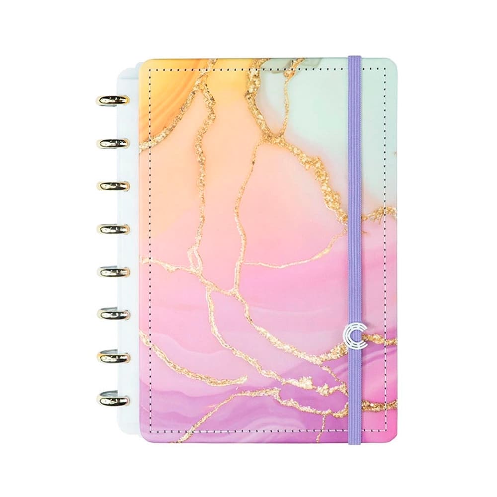Caderno Inteligente De Disco Escolar Luara Aurora Pequeno A5