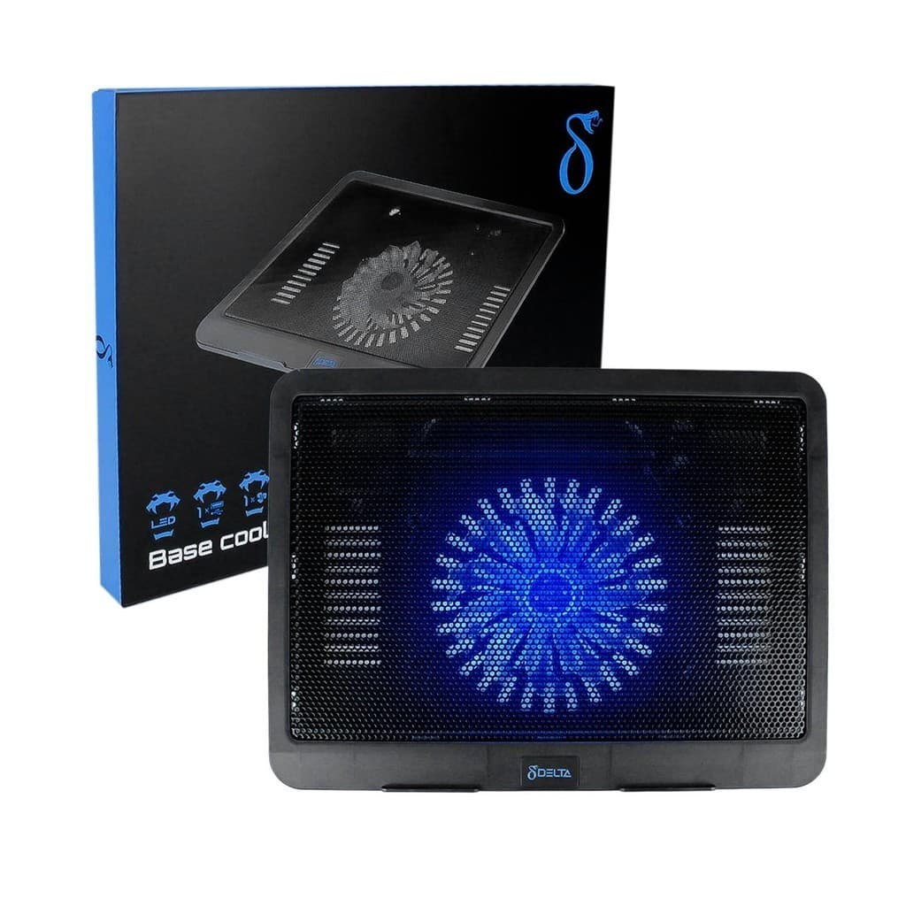 Base Cooler Fan Notebook Led Laptop Resfriamento USB 1500rpm