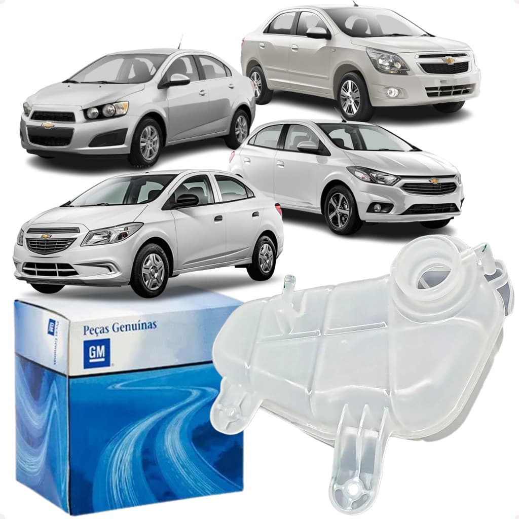 Reservatório de Água do Radiador Original Chevrolet Onix Spin Cobalt Prisma 2012 13 14 15 16 A 2021
