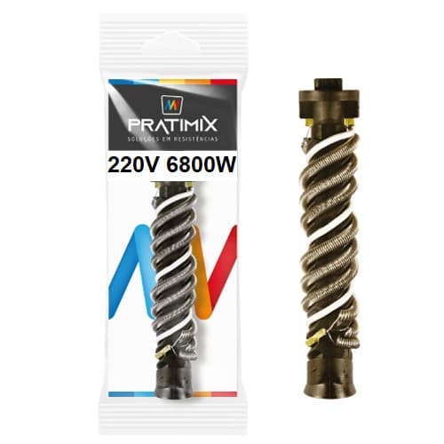 Resistência 220V 6800W, 7500W ou 127v 5500w Ducha Optima 8T Pratimix