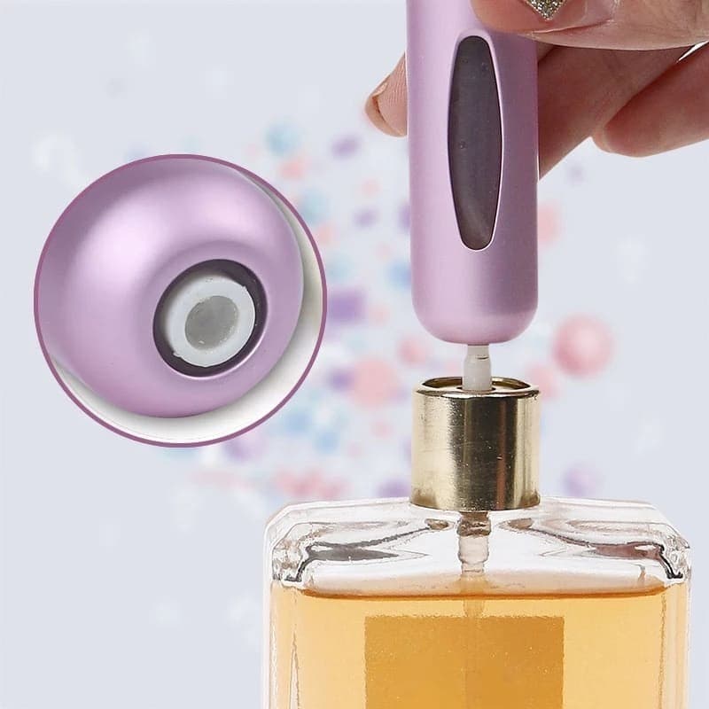 Porta Perfume Recarregavel 5mL Mini Frasco Spray Beleza Recipiente Viagem Cosméticos Líquidos