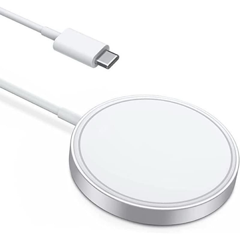Carregador Magnético por Indução Magsafe Para iPhone USB Tipo-C 15W Carrega Rápido