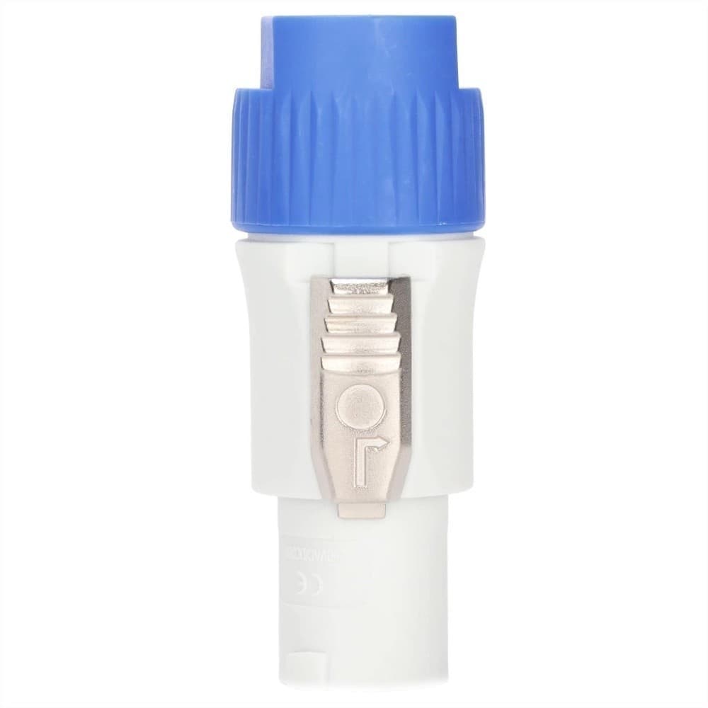 speakon plug conector powercon com trava de metal 3 vias macho audio