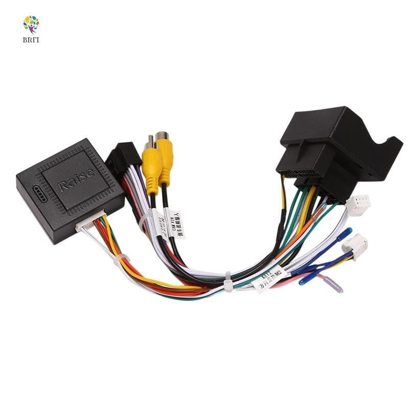 Áudio Estéreo Para Carro 16 PIN Adaptador De Cablagem Android + Caixa Canbus Peugeot 3008/2008/Citroen C4/C3 XR/C5/DS6