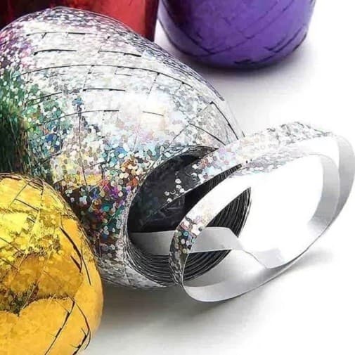 Fitilho Para Balão Holográfico 5mm X 50m