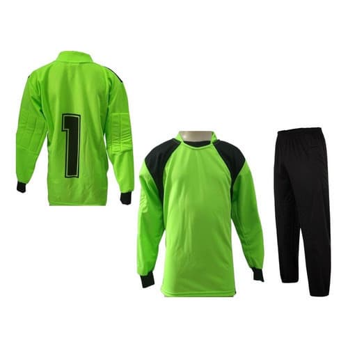 Kit para Goleiro  Com Camisa e Calça Acolchoada Infantil Juveni Futebol Futsal Handebol