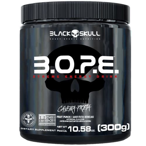 Pré Treino Bope 300g - Black Skull