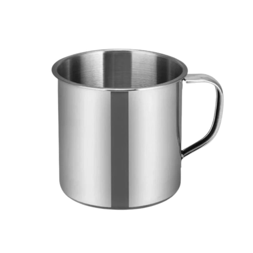 Caneca Inox 150ml Xícara Polida Lisa termo antimicrobiano