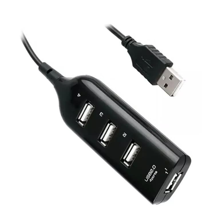 Extensão De Porta Usb 4 Entradas 2.0 Switch Portatil Compact