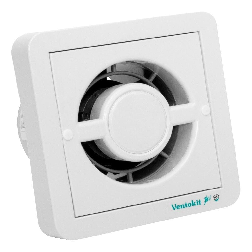 Exaustor De Banheiro New Classic M80 100mm Cor Branco  Bivolt 127/220V - Ventokit