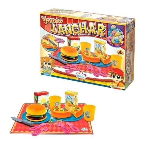 Brinquedo Crec Crec Vamos Lanchar - Big Star 343