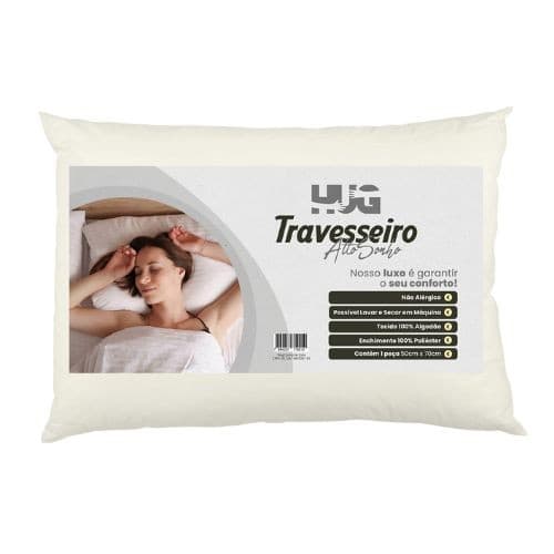 Travesseiro Alto Sonho Extra Macio Alto E Capa Premium