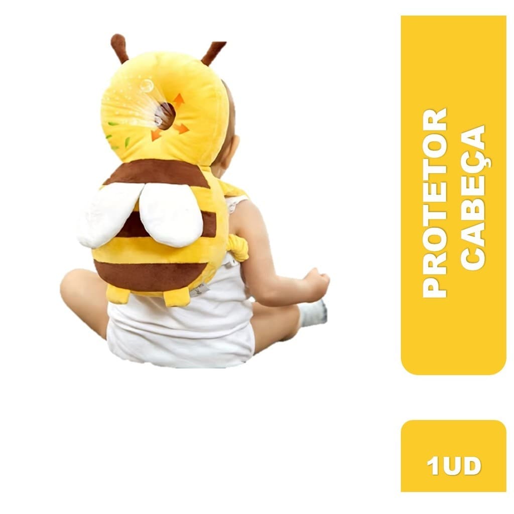 Protetor Capacete Cabeça Bebê Anticolisão Ajustável