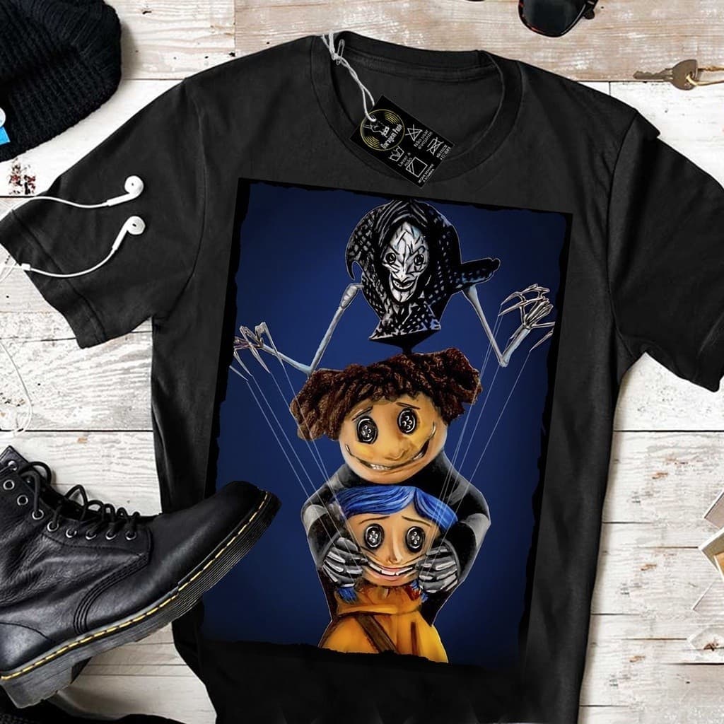 Camiseta Algodão Unissex Wybie Lovat Coraline e o Mundo Secreto unissex camisa personalizada ! STREET