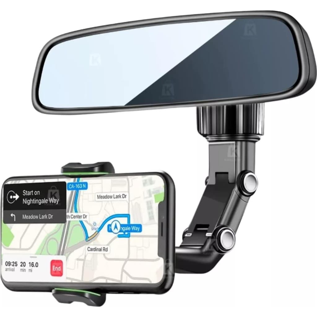 Suporte Celular Universal Carro Mesa Retrovisor Gravação C/ Trava