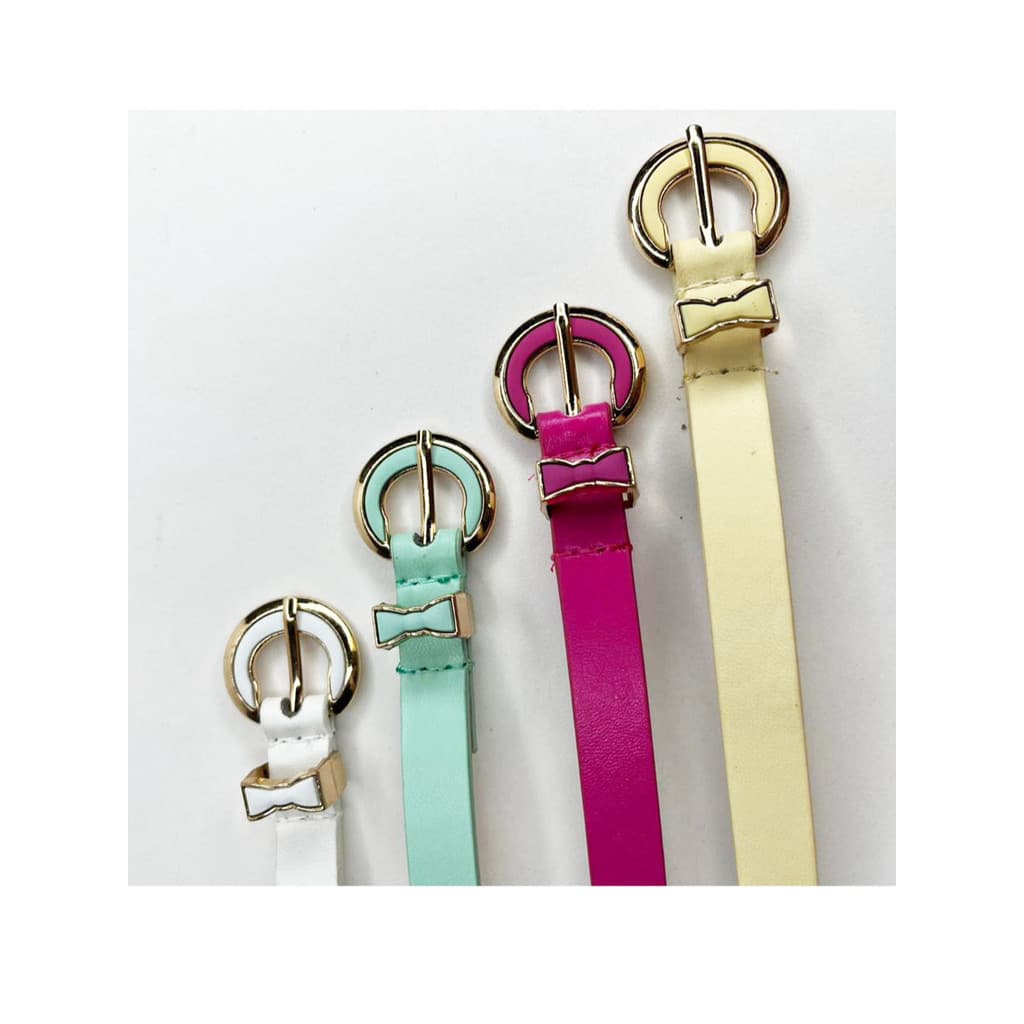 Kit Cinto Feminino fivela dourada metal para calça shorts vestido moda blogueira