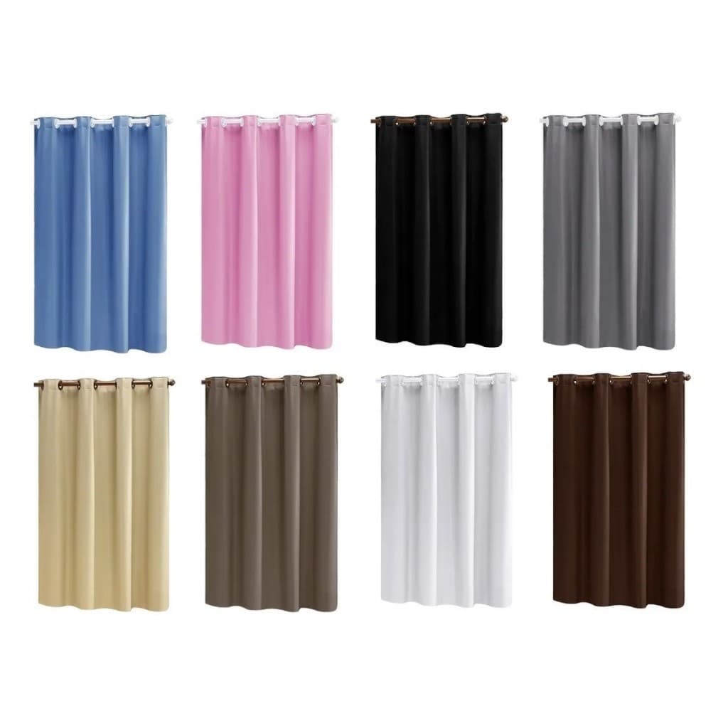 Cortina Blackout PVC 1,10m x 1,30m Corta 100% a Luz FOLHA UNICA