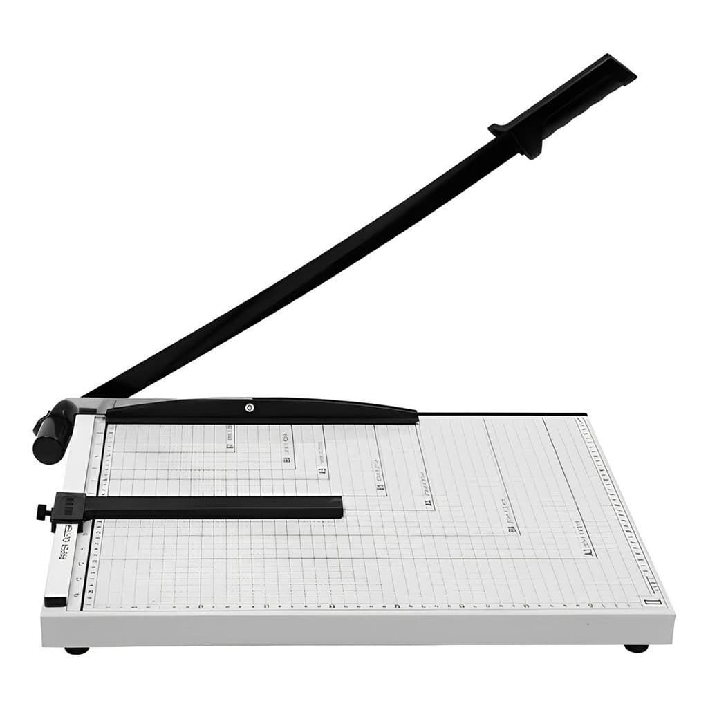Guilhotina Facão A3 A4 Corta papel 10 folhas Tranquilamente com Faca 52cm Mesa uso Escolar Grafica